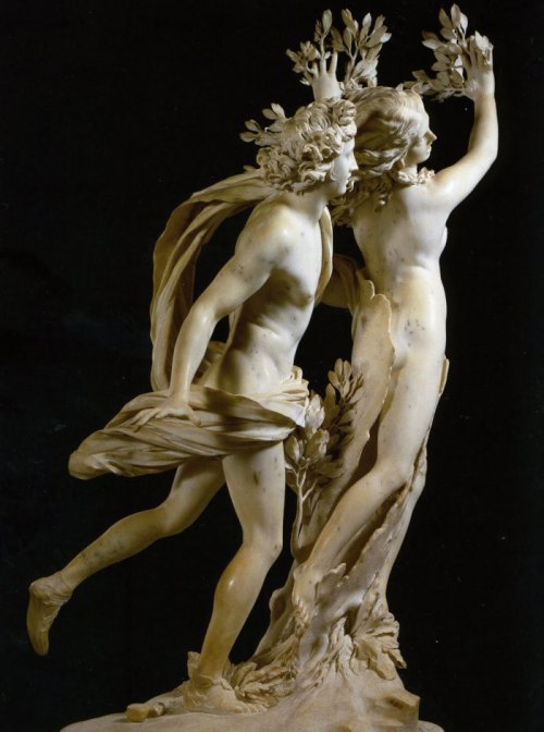 Apollo and Daphne by Gian Lorenzo Bernini (1598 - 1680)A life-sized Baroque marble sculpture by the 