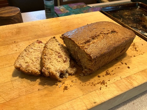 Back At Home And I Immediately Retried Cranberry Loaf! The College Ovens Tend To Run Hot And I Always