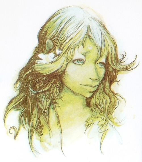 talesfromweirdland:Brian Froud concept art for The Dark Crystal (1982).