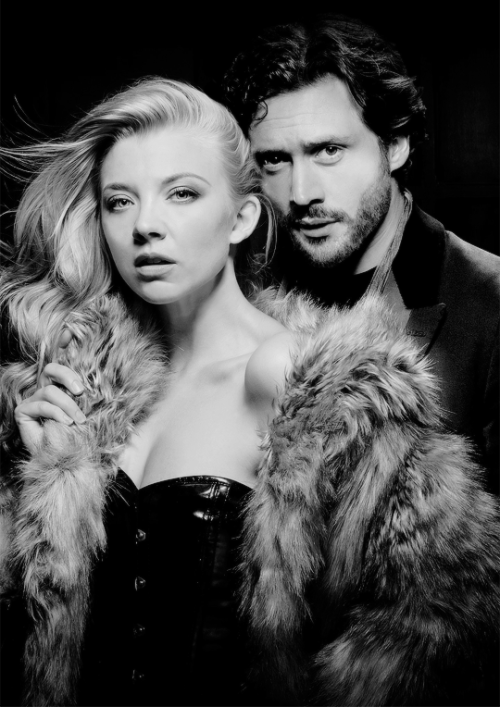 nataliedormersource:First promotional image of Natalie Dormer and David Oakes for Venus in Fur