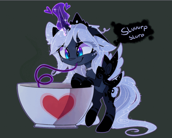 magnalunaarts:Coffee Gif by MagnaLuna  X3