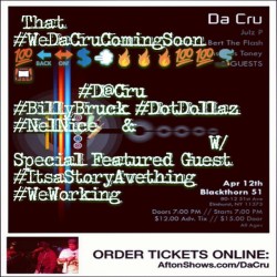 @keepitabruck @same_old_dot &amp; Special guest Live @Blackthorn51 April 12 #wejuststartingtho #wedacrunext #itsastoryavething #watchwatnext