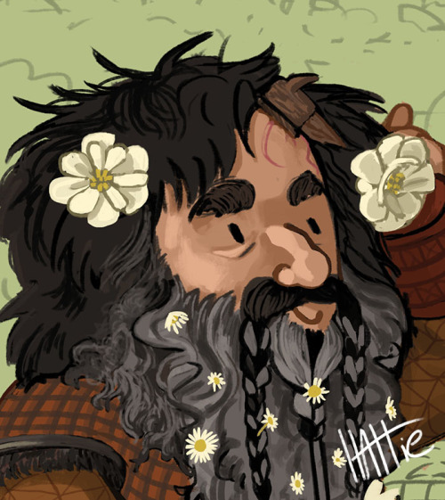 hattedhedgehog:WIP for my Bifur entry to the hobbitcon fanbook.