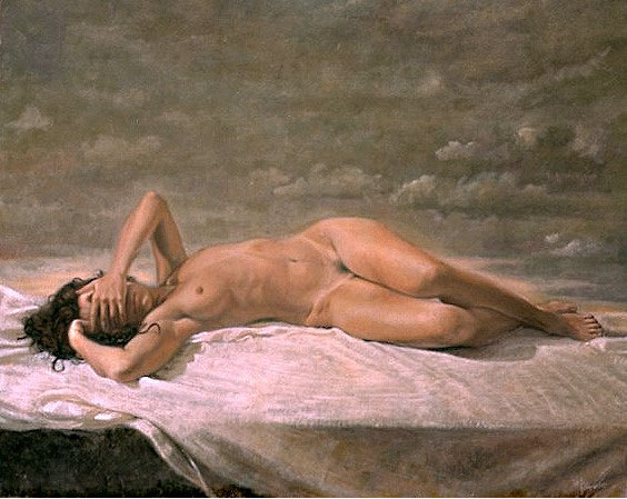 artbeautypaintings:  Nude - Janto Garrucho 
