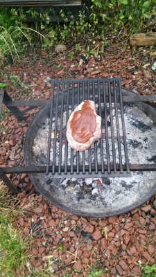 prime rib on pit