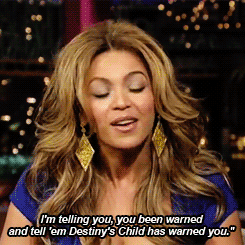 beyoncegifs:  Back in the day, the younger Knowles [Solange] fought off one particular bully by letting him know who she was related to. “I wrote petitions to get this kid named Brandon out of school,” the “Losing You” singer told Angie Martinez