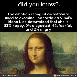 sososhady:  did-you-kno:  The emotion recognition