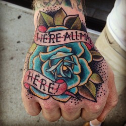 fuckyeahtattoos:  By John Lemon at Bound for Glory at Staten Island, NY 