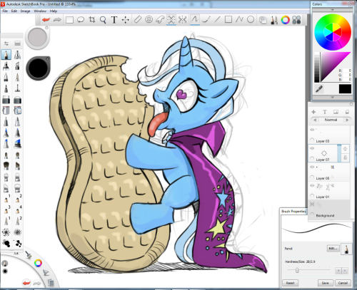 “The Great and Powerful Trixie… demands peanut butter crackers.” 