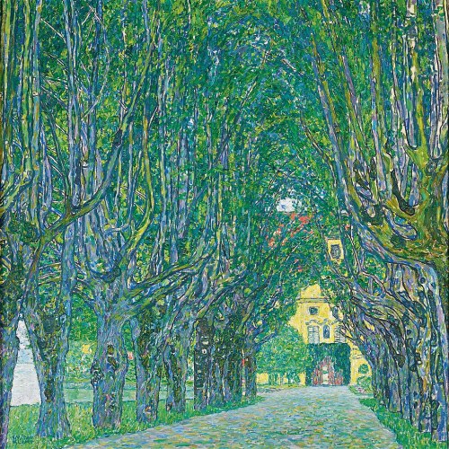 Gustav Klimt. Avenue in the Park of Schloss Kammer. 1910s. Canvas. Belvedere Gallery, Vienna.