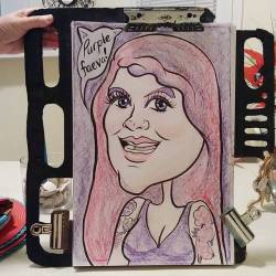 Yay For Caricatures. My Girlfriend&Amp;Rsquo;S Religion Is Purple.    #Caricature