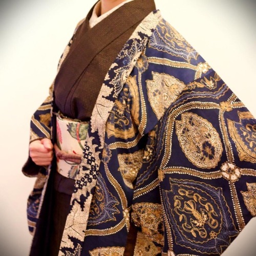 オールドバティックの羽織 #japan #tokyo #setagaya #kimono #obi #haori #batik #oldbatik #着物 #帯 #きもの #おび #羽織 #coat 
