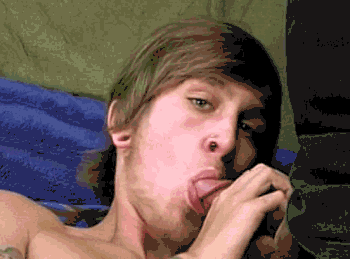 krazyqueers:  I love how at the end he just sits there with that dudes cum in his mouth, jerking off with that dead look in his eyes. I wonder how much he made, 躔? ũ,000? Surely it’s all spent now and still thousands of dudes are jacking off to