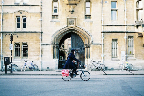 imshootingfilm:Broad Street, Oxford by jack_packham on Flickr.Yashica FX3 Super 200050mm 1.9Fujifilm C200