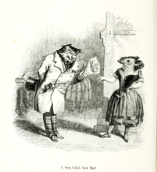 Auguste Barbant, &ldquo;Cent Proverbes&rdquo; by J. J. Grandville, 1845Source