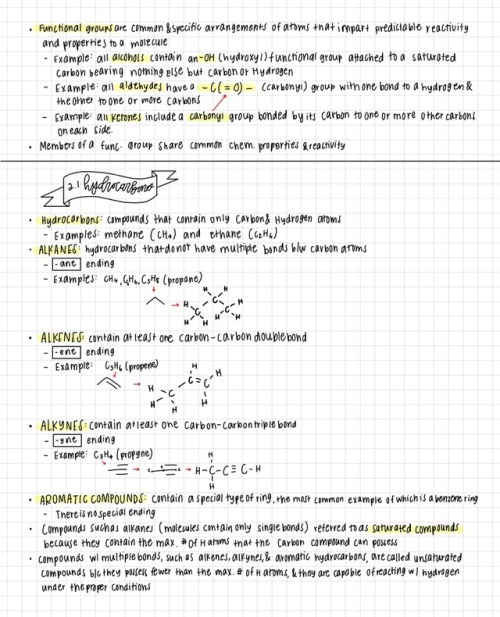 studenting:some organic chemistry notes on hydrocarbons!!