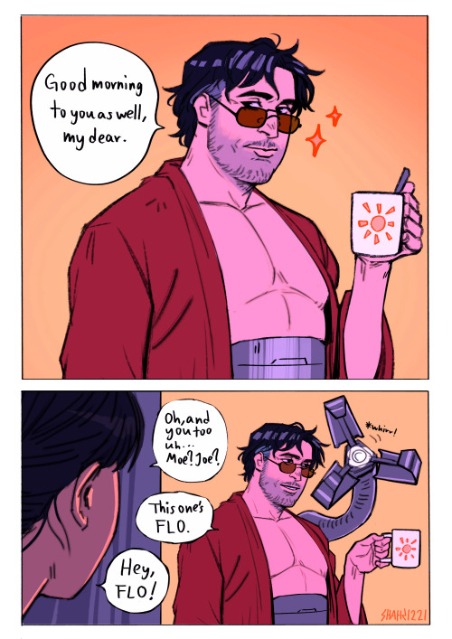 shahs1221: Little short comic of Timeskip!Otto interacting with the neighbor (who has a huge crush o