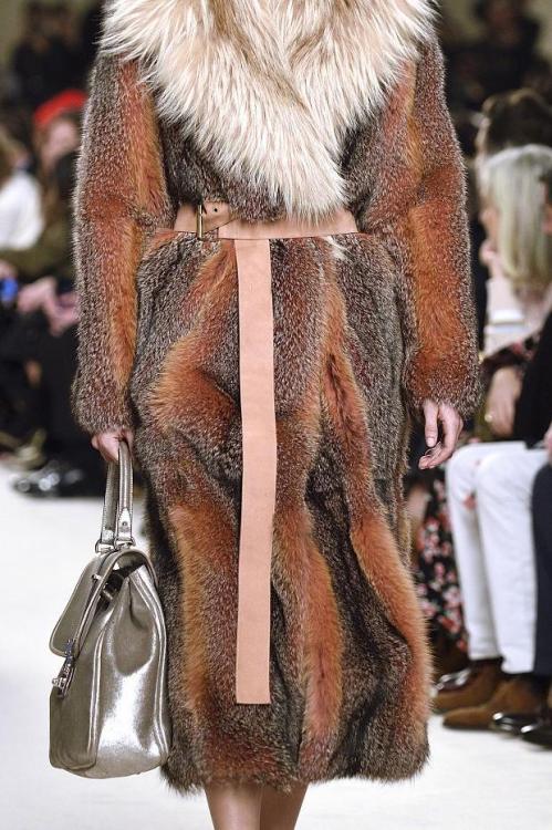 mulberry-cookies:Dyed Fox Fur Coats @ Lanvin Fall/Winter 2016 (Details)