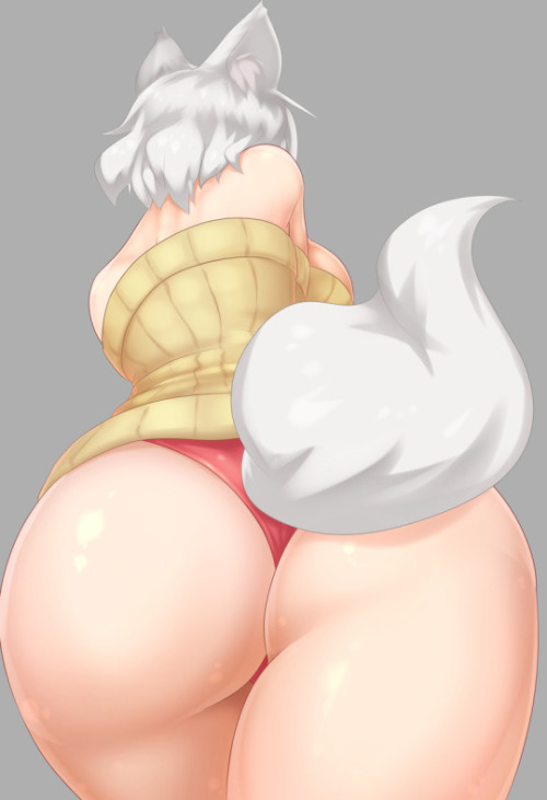 wolf-girls-going-awoo:Wolf butts requested by Czar-greyshades  Awoooooooo