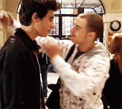 foreverfree24:  adorablegaycouples:  More at Adorable Gay Couples (via twoboysarebetter)  I remember I used to watch this serie and Fer and David were my favorite couple:)  Es Fisica o Quimica!!! 