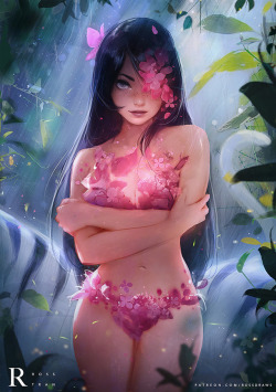 rossdraws:Here’s the final illustration from the Fan Redraw video! This series is always highly requested and I had so much fun painting one of your drawings. Hope you guys enjoy it! 🌿🐾✍