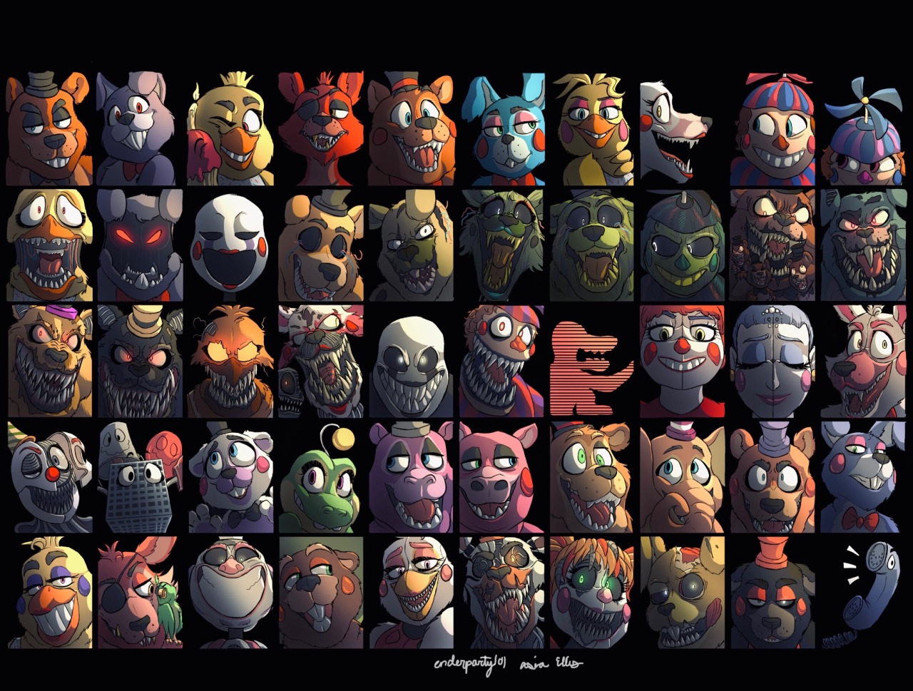 Fnaf Ucn Roster