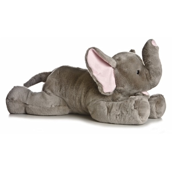 love-s2-semideusa:  Super Ellie the Jumbo Stuffed Elephant Super Flopsie by Aurora