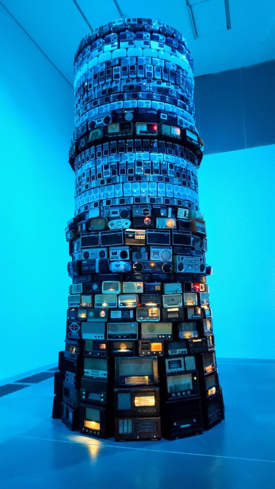 The Passion of Creation on Tumblr: Babel 2001 is a large-scale sculptural  installation that takes the form of a circular tower made from hundreds of  second-hand