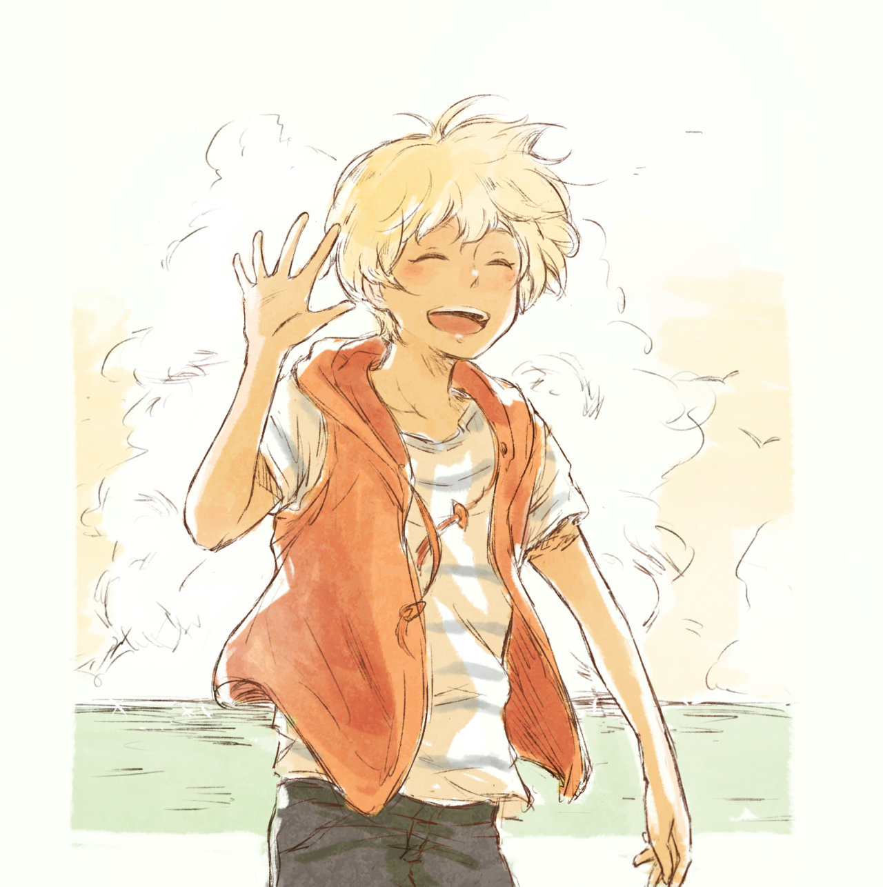 papagenoo:  Some Tsuritama doodles 