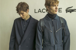 damplaundry:   Felix Gesnouin and Sven de Vries at Lacoste F/W 2017 by Anna Palermo  