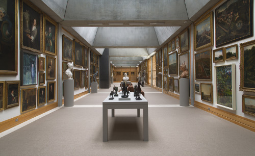 archatlas:  Yale Center for British Art Louis KahnLouis Kahn’s masterful Yale Center for British Art re-opens its doors after the completion of a ั million, eight-year renovation led by New Haven-based Knight Architecture.The five-story 1974 building