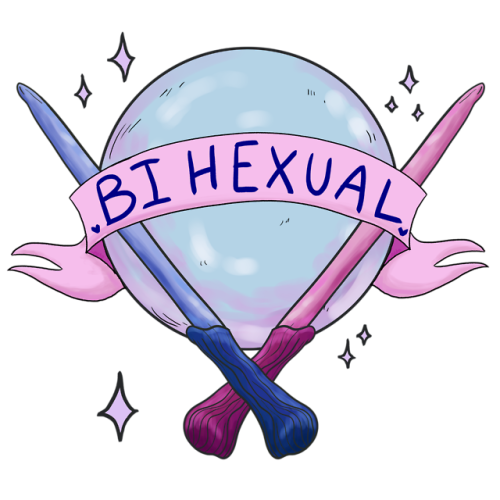 What do you call a bisexual person who practices magic? Get the design here https://www.redbubble.co