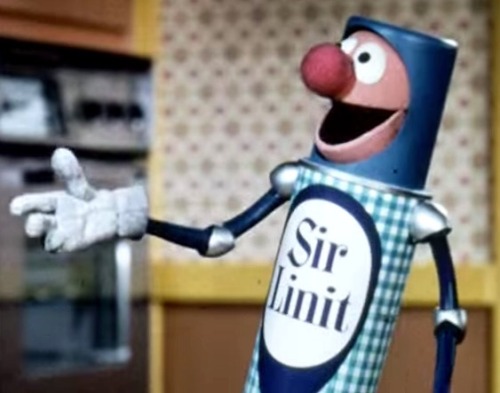 talesfromweirdland:Jim Henson’s Sir Linit, a character created for Linit Fabric Finish commercials i