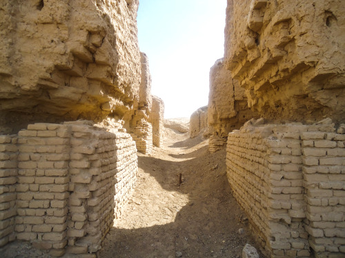 ancient-mesopotamia: Ruins of the ziggurat at Kish (modern day Iraq). Read more.