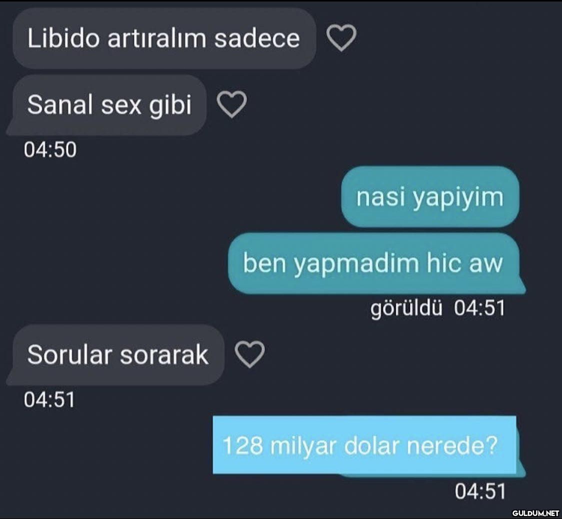 " Libido artıralım sadece...