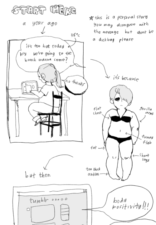 nagitokomaedakun:there are a lot of popular comics on tumblr about hating ourselves and hating our b