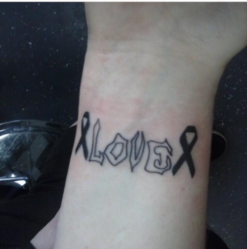 My first tattoo I got back in April for my dad who had melanoma skin cancer and passed away from it 