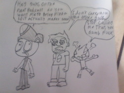 A Little Drawing I Made For The Pizza Party Podcast And All Its Awesomness If You