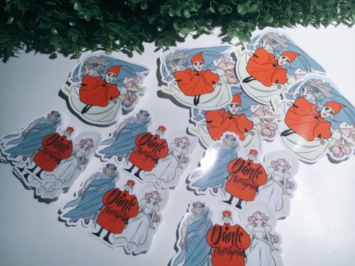 My stickers have arrived for those that preordered the book! So those Dante The Preorders will be fl