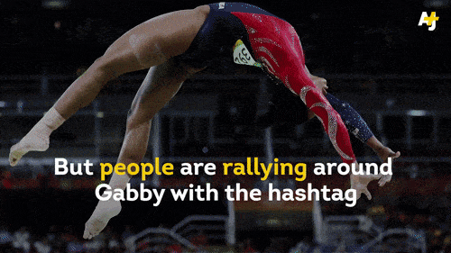 ghettablasta:Haters should shut the fuckk up. Gabby Douglas is doing her best to     honorably repre