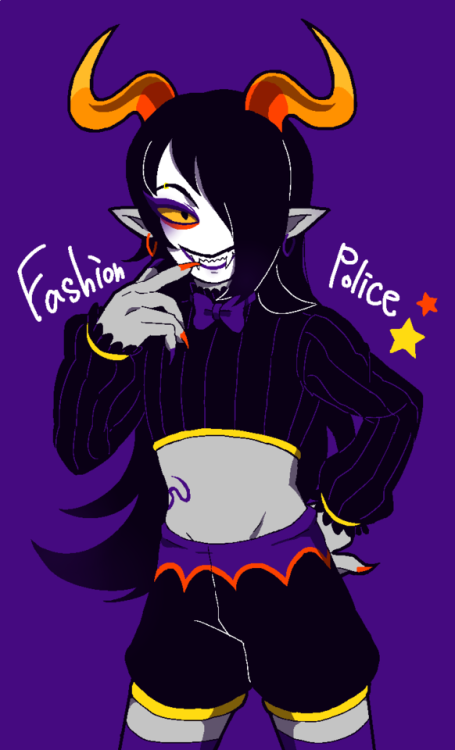 s33r-9f-6l99d: Fanart! I love this hot clown<3   He’s her fantroll!