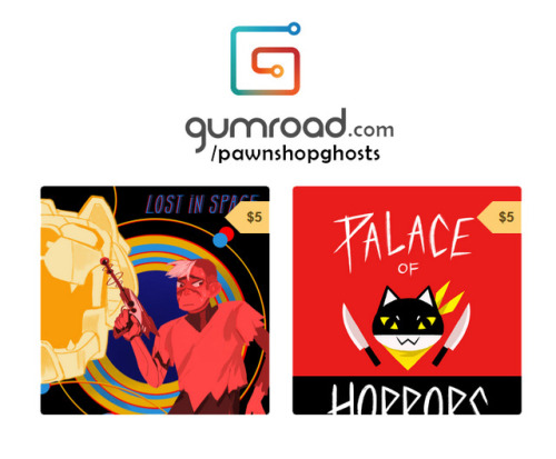 YOOO our collab fanzines, Lost in Space and Palace of Horrors are now up as pdf versions on our gumr