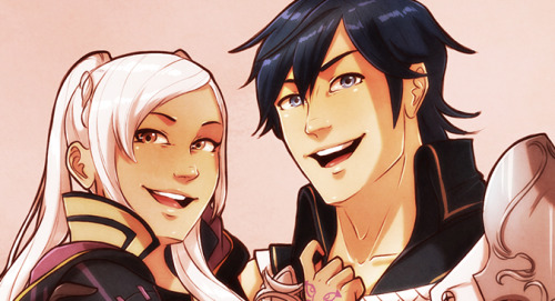 tiuanarui:Welp, time to celebrate with some Chrobin art.**EDIT** for got the smooth the image tho. S