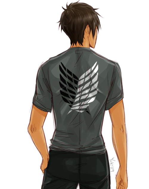 psycho-eren:yuki119:Join the Scouts - you get a complementary t-shirt~~If you survive