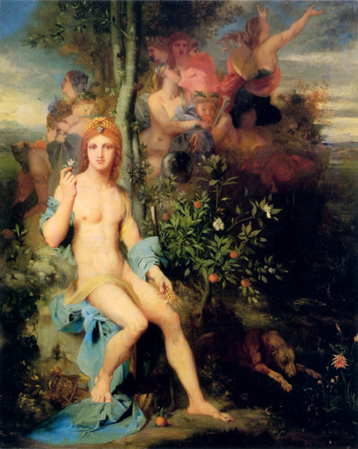 gustave-moreau:  Apollo and The Nine Muses,