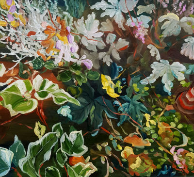 huariqueje:
“Hide and Seek - Lotta Sjöborg , 2022.
Swedish, b. 1975 -
Oil on canvas , 100 x 110 cm.
”