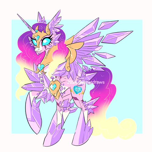 Reimagined Princess Cadence!! Her Design Is One Of My Absolute Favourites So I Didnt Change Too Much,