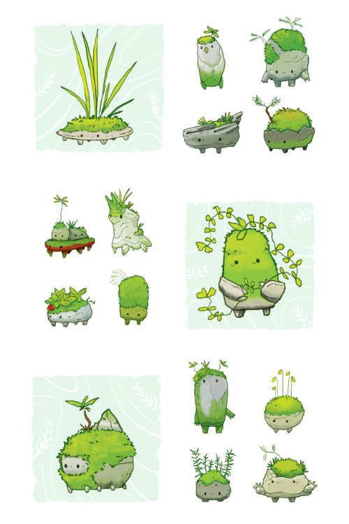 kedoworks: more cute rocks prints available on INPRNT