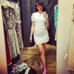 misskaciemarie:  Strange little white dress