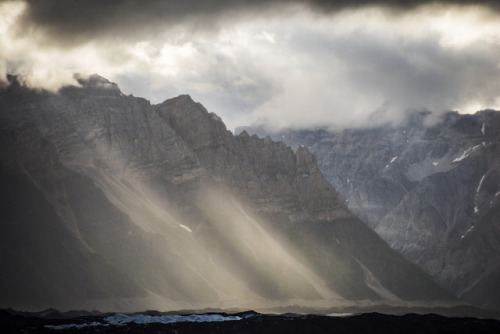 Light from above Kennicott Glacier, 6/24/17